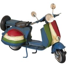Model scooter scooter Italië blauw 16x7x11 cm