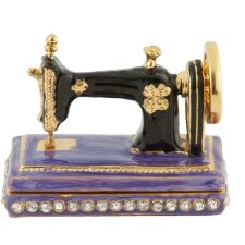 Lata Deco Máquina de coser 7 cm oro