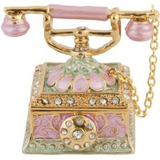 Boîte à bijoux vieux téléphone 4 cm