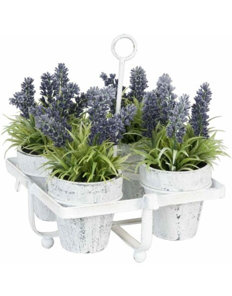Artificial flowers in a pot Lavender 23 cm