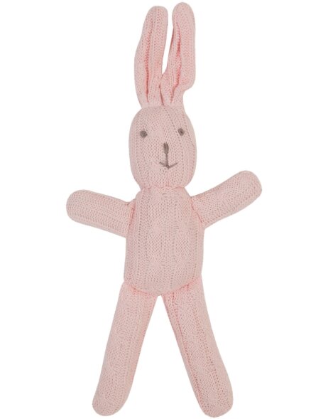 Fabric rabbit 28 cm pink
