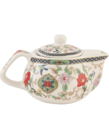Teapot 9x14 cm flowers