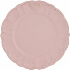 simple plate Heart pink Ø 26 cm