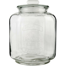 glass jar Ø 18x26 cm transparent