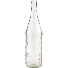 Bottle with relief Ø 7x29 cm