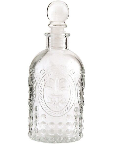 antique bottle with relief &Oslash; 6x16 cm