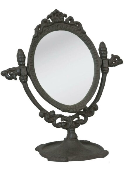 Specchio rustico 25x14x28 cm marrone