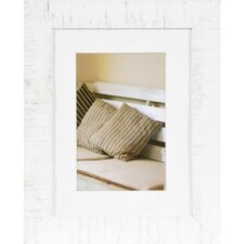 Picture Frame Wood Driftwood 15x20 white