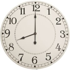Modern Wall Clock Ø 47 cm silver