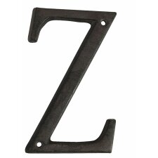 Letter Z cast iron 13 cm