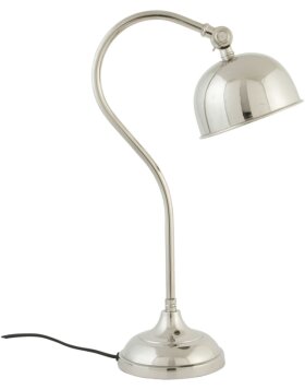schicke Stehlampe Bauhaus-Stil nickel 15x47 cm