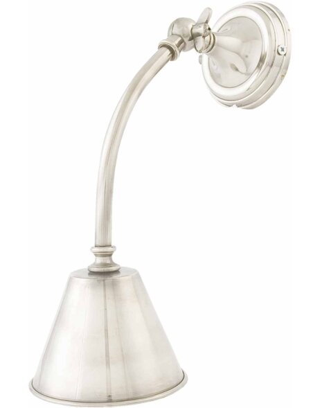lampada da parete moderna 31x25x10 cm argento