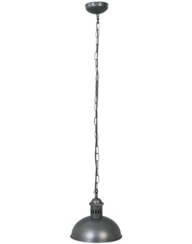 Lampa wisząca ANTIQUE Ø 25x22 cm szara