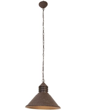rustic hanging lamp Ø 37x33 cm brown
