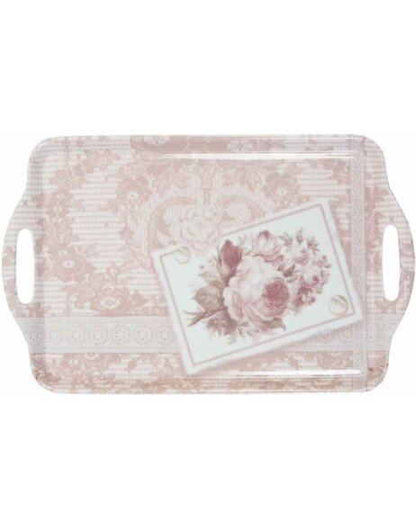 Tray WITH LOVE 29x39 cm Roses