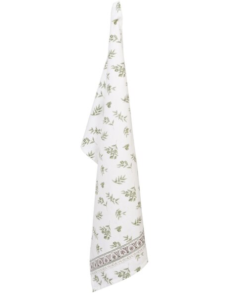 Linen OLIVE ORCHARD II 50x85 cm white