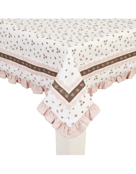 Tablecloth 130x180 cm Vintage Rose Pink