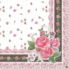 Paper napkins Vintage Rose 33x33 cm 20
