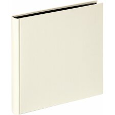 Walther Book photo album Charm 30x30 cm white 50 black pages