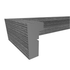 Preziosa cornice in legno 13x18 cm grigio