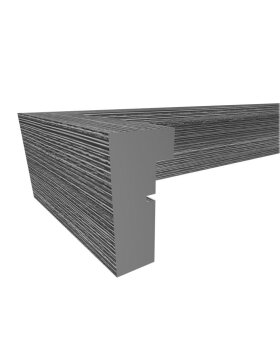 Precioso marco de madera 20x30 cm gris