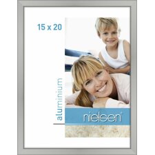 Cornice Nielsen in alluminio Classic 15x20 cm argento opaco