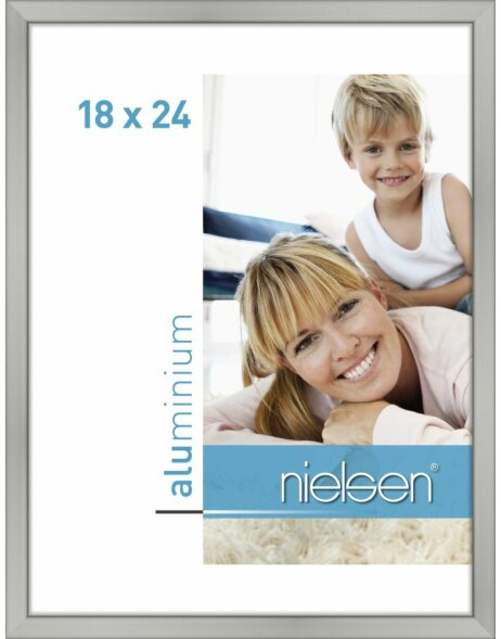 Nielsen Alurahmen Classic 18x24 cm silber matt
