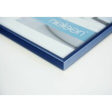 Cadre alu Nielsen Classic 21x29,7 cm bleu DIN A4 Cadre pour diplômes