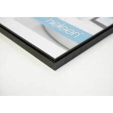 Cadre en aluminium Nielsen Classic 29,7x42 cm anodisé noir DIN A3 Cadre pour diplômes