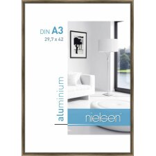 Nielsen Alurahmen Classic 29,7x42 cm struktur walnuss DIN A3