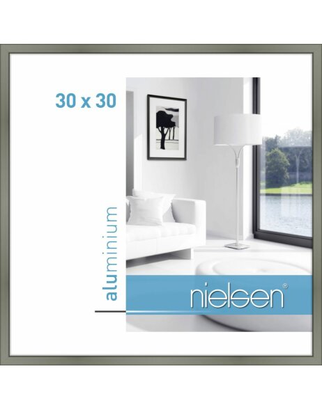 Nielsen Alurahmen Classic 30x30 cm platin