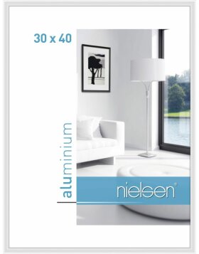 Nielsen Alurahmen Classic 30x40 cm weiß