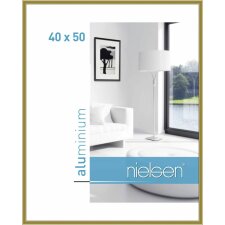 Nielsen Cadre en aluminium Classic 50x60 cm - noir mat - verre