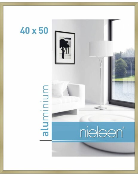 Nielsen Alurahmen Classic 40x50 cm gold matt