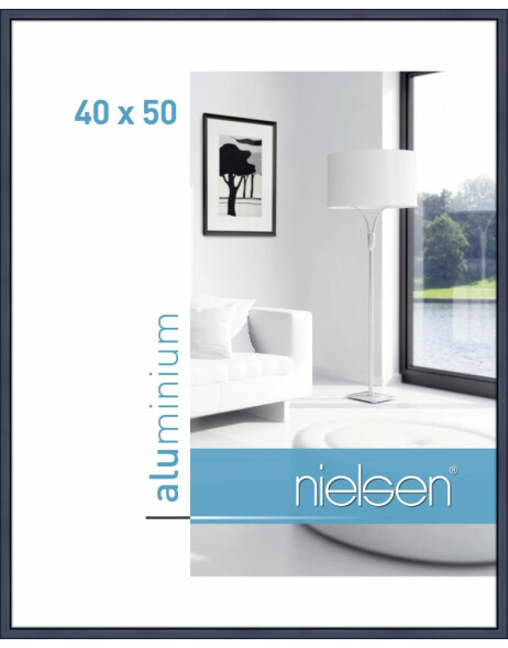 Nielsen Telaio in alluminio Classic 40x50 cm blu