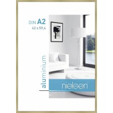Nielsen Alurahmen Classic 42x59,4 cm gold matt DIN A2