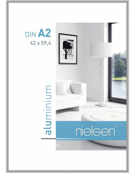 Cadre alu Nielsen Classic 42x59,4 cm argent&eacute; DIN A2
