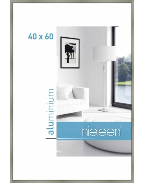Cornice Nielsen in alluminio Classic 40x60 cm champagne