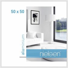 Cadre alu Nielsen Classic 50x50 cm blanc