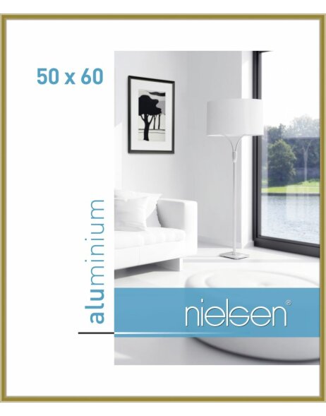 Cornice Nielsen in alluminio Classic 50x60 cm oro