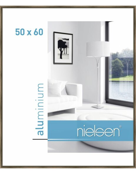 Cadre alu Nielsen Classic 50x60 cm structure noix