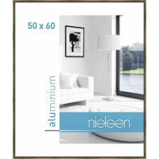 Nielsen Marco de aluminio Classic 50x60 cm estructura nogal