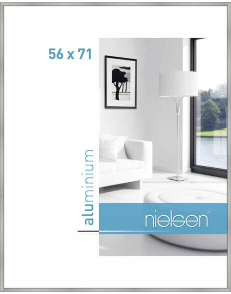 Nielsen Alurahmen Classic 56x71 cm silber matt