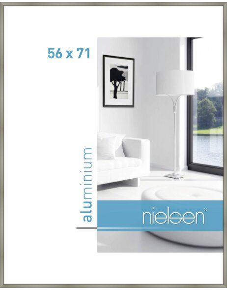 Marco de aluminio Nielsen Classic 56x71 cm champ&aacute;n