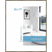 Nielsen marco aluminio Classic 56x71 cm estructura nogal