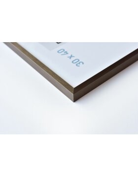 Nielsen Aluminium frame c2 24x30 cm structuur notelaar mat