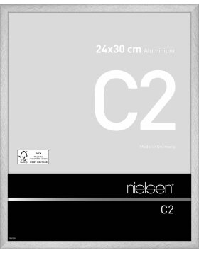 Marco de aluminio Nielsen C2 24x30 cm reflex plata