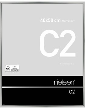Nielsen Alurahmen C2 40x50 cm silber