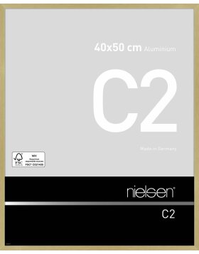 Nielsen Marco de aluminio C2 40x50 cm estructura oro mate