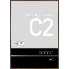 Nielsen Telaio in alluminio C2 42x59,4 cm struttura noce opaco